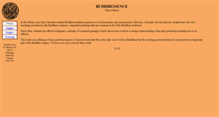 Desktop Screenshot of buddhessence.leighb.com
